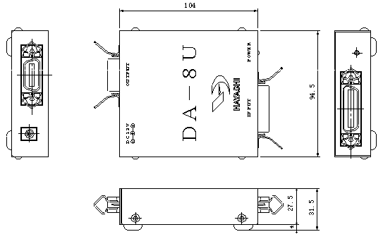 Dimensional Outline Drawing